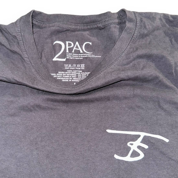 2Pac A River That Flows Forever Graphic T-Shirt - Large - Picture 4 of 6